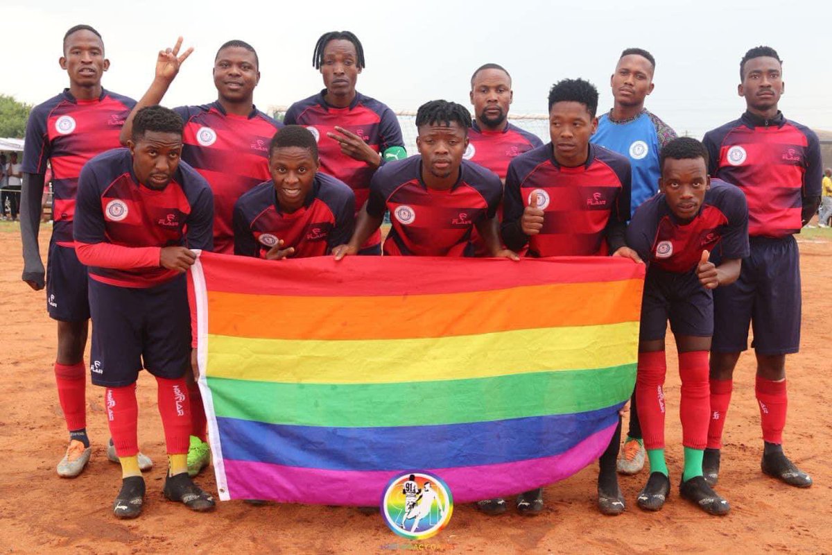 SkepeMatsebane's tweet photo. Through to the last 8!!
United Warriors 1-1 ADT.
@TimuYaWatu won 5-4 on penalties to go through to the quarterfinals of the LGBTI Legacy Games in Tembisa.
ADT took the lead. Bianca equalised from a glorious assist by Giggs.
#TimuYaWatu
#TimuYaWananchi!!
#Vision35. https://t.co/sOOiEkrG21