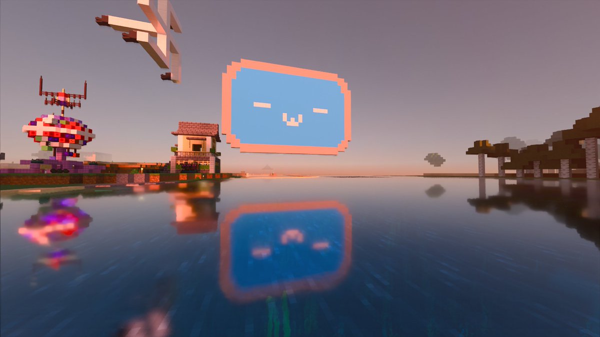 ichi_g_eki's tweet photo. マイクラでもにに作った～～～！！！かわい～～～～～～～～！！！！！！#IIDX #CastHour #Minecraft https://t.co/xTp5wOgBS5