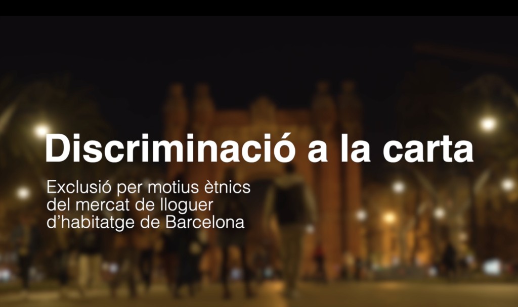 GREDI_UB's tweet image. 🆘 Les persones migrants sovint són discriminades a l&apos;hora de buscar habitatge 🆘
 L&apos;estudi &quot;Discriminació a la carta&quot;, realitzat a partir de 350 trucades a agents immobiliaris, conclou que el 62% accepta discriminar per motius ètnics  via @BCN_CiutatDrets ajuntament.barcelona.cat/dretsidiversit…