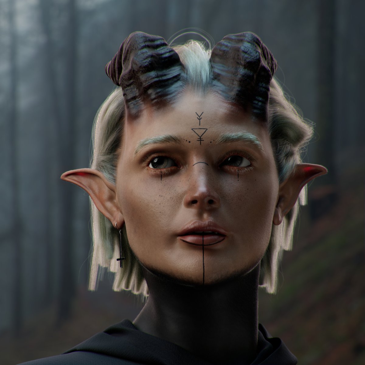 jose_m3d's tweet photo. All praise demon girl! #ZBrush #MaxonZbrush #Arnold #XGen #Autodesk #thisissubstance #3DArtist #cgi https://t.co/GFfvexIYjU