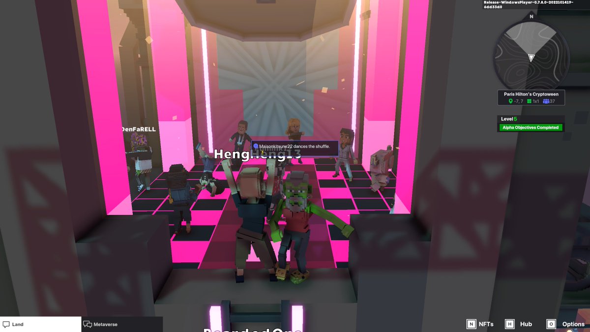 CowMannan's tweet photo. @TheSandboxGame I just participated in the Paris Hilton  #Cryptoween Event. Dancing in the Clock Tower check out my screenshot below!
🎃👇 https://t.co/NiOxq7rTFc