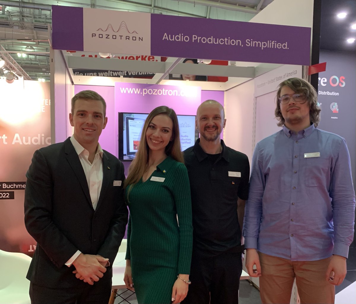 pozotron's tweet photo. One more day in Frankfurt! This has been an amazing week at the Bookfair!
Don't forget to come and say hi to us if you're here!
From, Adam, Daria, Ryan and Gleb
#fmb22 https://t.co/QHGdGQM1dV