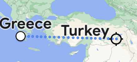 Makis_Kevrekidi's tweet photo. Yunan savaş uçağı Rafale savaş yarıçapı - menzil.

Greek fighter jet Rafale combat radius - range.

#Greece #Ynanistan #Turkey #Turkiye #Rafale #AirForce #TYFUN #Typhoon https://t.co/7AMNMVOAzD