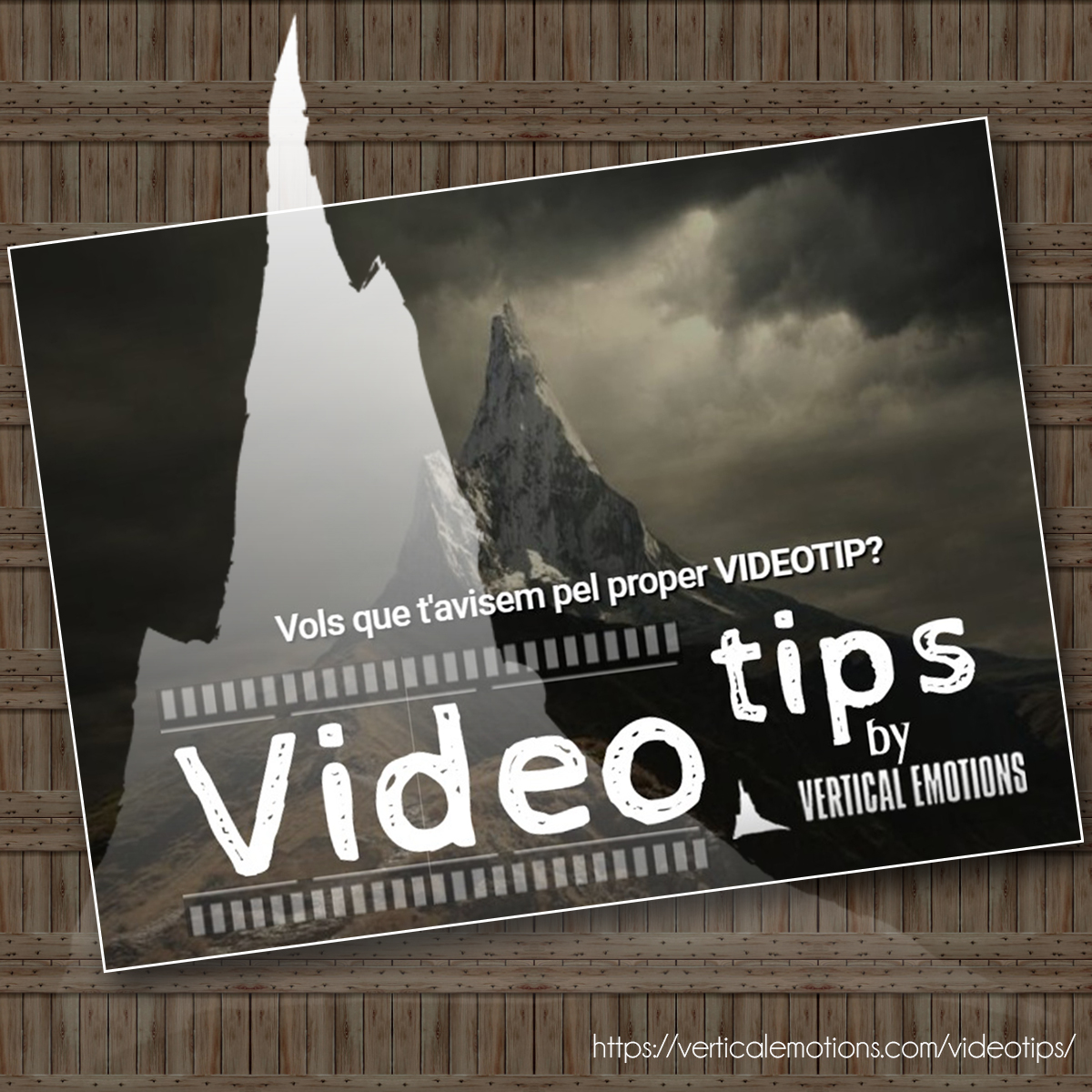 VerticalEmotion's tweet photo. Vols que t'avisem pel proper VIDEOTIP? 
🎞 https://t.co/I7v5rp74ri

Petites píndoles perquè coneguis les nostres classes. Grans idees per a la teva formació.

☎ +34 629 21 65 07
🏂 https://t.co/MZ6BOI0LGt

#VerticalEmotions #Emocions #Esports #Alpinisme  #Muntanya #Escalada https://t.co/ewHbHTmHtq