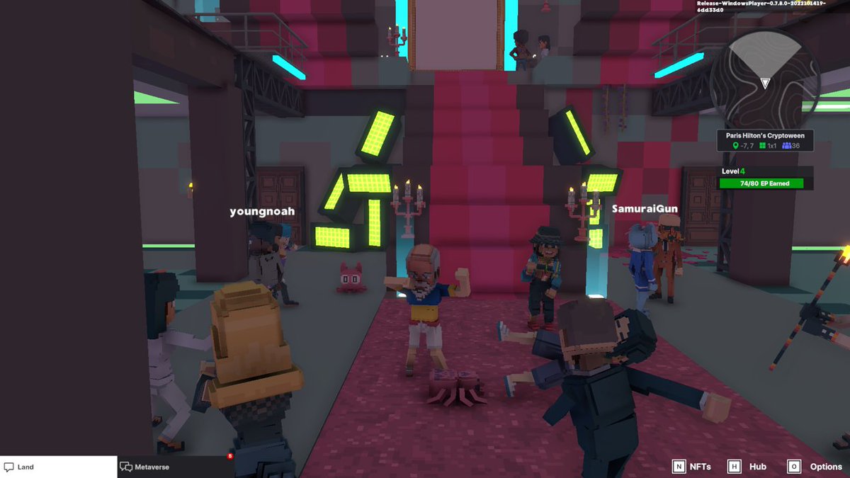 schlingverse's tweet photo. @TheSandboxGame I just participated in the Paris Hilton  #Cryptoween Event. Dancing in the Clock Tower check out my screenshot below!
🎃👇 https://t.co/VqrHfwI3tq