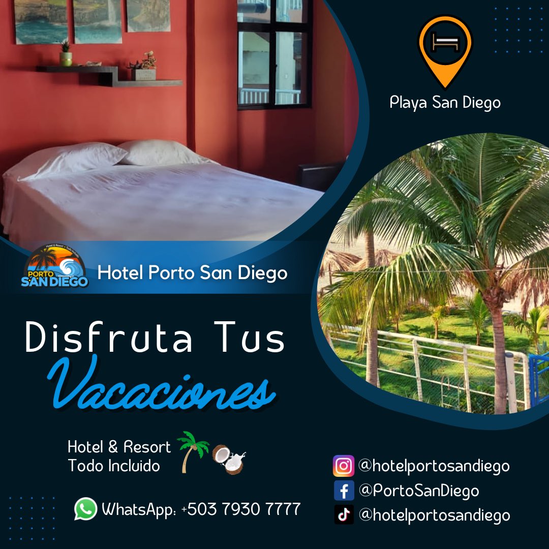 Quien_se_apunta's tweet photo. No esperes mas! Haz tu reservación en Hotel Porto San Diego para disfrutar tus vacaciones en la playa con tu familia. ☀️🌴 https://t.co/KRRKbTKZuv