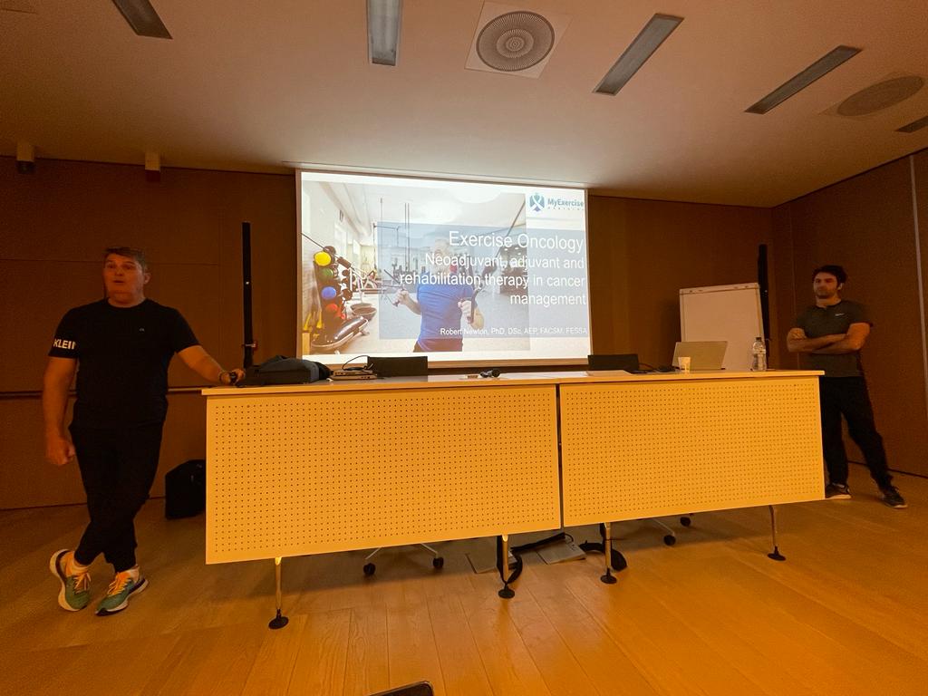 lucamae1987's tweet photo. Fantastic 2 x 2days "Exercise Medicine" workshops by
@ProfRobNewton with around 80 healthcare and exercise professionals in Conegliano and Udine. Today 1 full day about "Exercise Oncology" at Technogym Village (Cesena)
Rome tomorrow....
#physiotherapyappliedscience https://t.co/BiUiZPVMtc