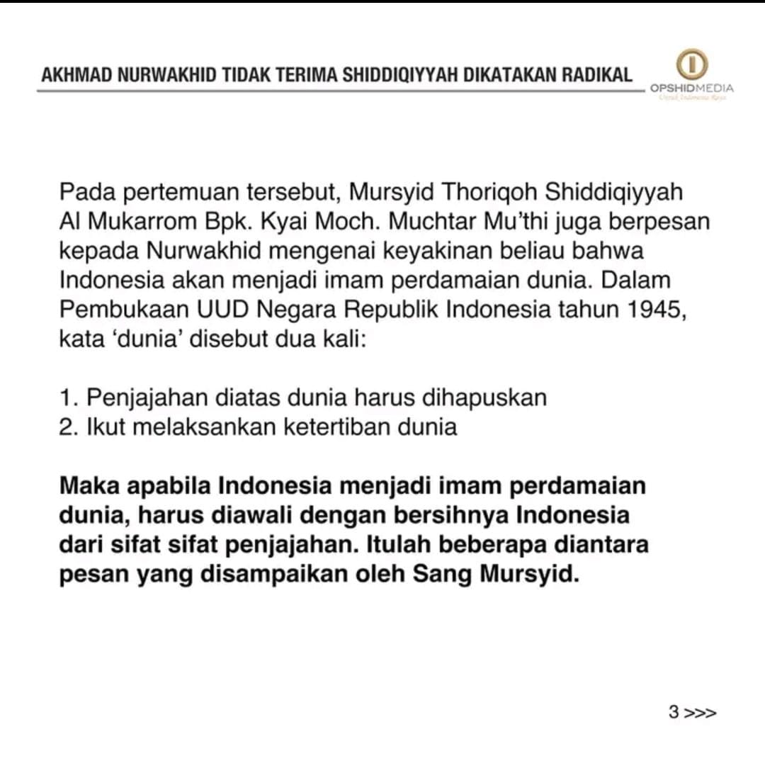 OrshidSumsel's tweet photo. @BNPTRI Brigjen pol Achmad Nurwakhid Direktur Pencegahan BNPT mengunjungi Kyai Muchtar Muthi
pondok pesantren Majmaal Bahrain Hubbul Wathon Minal Iman Shiddiqiyyah https://t.co/sMAEc2j5Cx