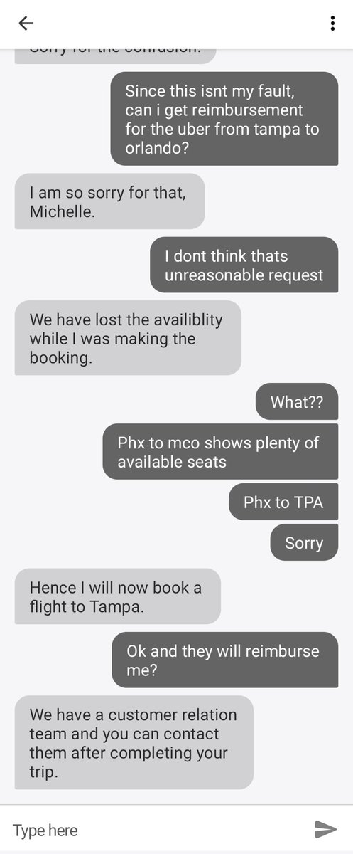 modelmiche's tweet photo. @AmericanAir According to your customer service chat rep, I was told to contact you in regards to my reimbursement.  Telling people what they want to hear is not how customer service works. You need to follow through. https://t.co/RMMNC5O3Gl
