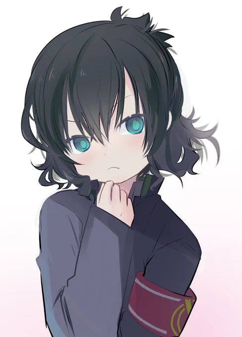 そんなこんなで久々に会長描いた、記憶で描いたら別人に…。袖も髪型もキャラもちょっと、、、違うし。でもまつ毛の▲忘れなかったので偉い 