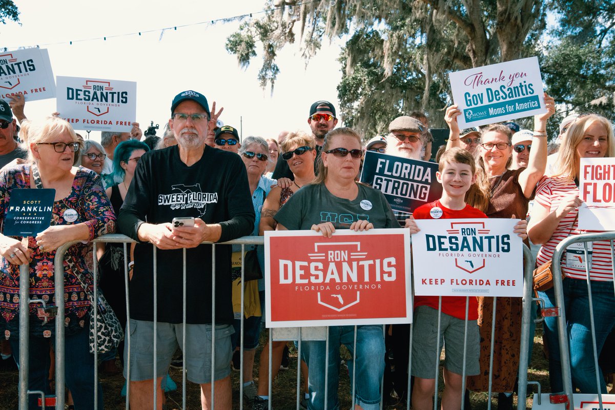 Huge turnout today in Polk County, we need every one of you in the fight with us to Keep Florida Free.