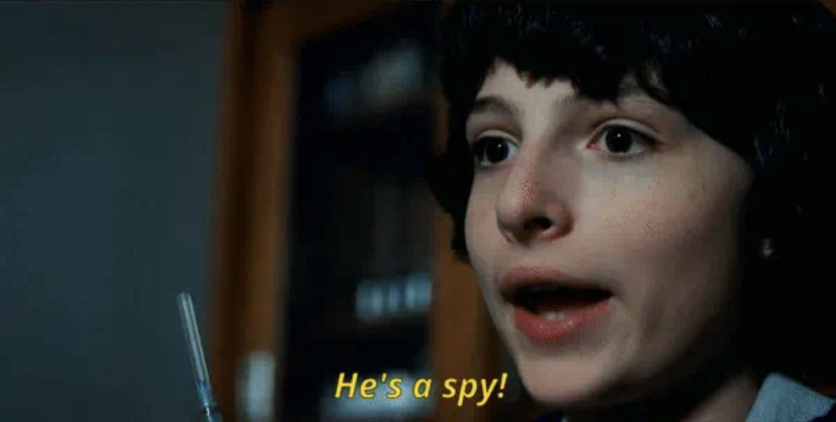 simplytomh's tweet photo. “when mike suggested sedating will it was because he promised will that he wouldn’t let him spy back”

ok ow https://t.co/BX9HRiyF42