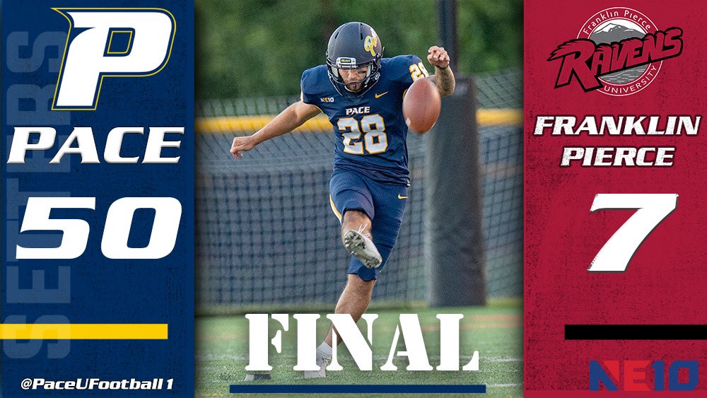 Terrific Setter W 🏆 

Setters (5-3) dominate offensively and take down the Ravens! 

We will see you Saturday, October 29 at noon! 
@PaceUFootball1