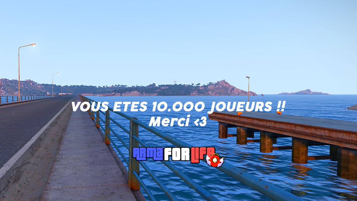 ArmaForLife's tweet image. #Concours des 10.000 whitelists

Pour vous remercier, on vous fait gagner une RS6 collector !

- Follow @ArmaForLife
- RT ce tweet
- Indique ton nom+prénom RP avec ta meilleure photo prise sur le serveur (1 photo par personne)

La photo la plus like sera gagnante !