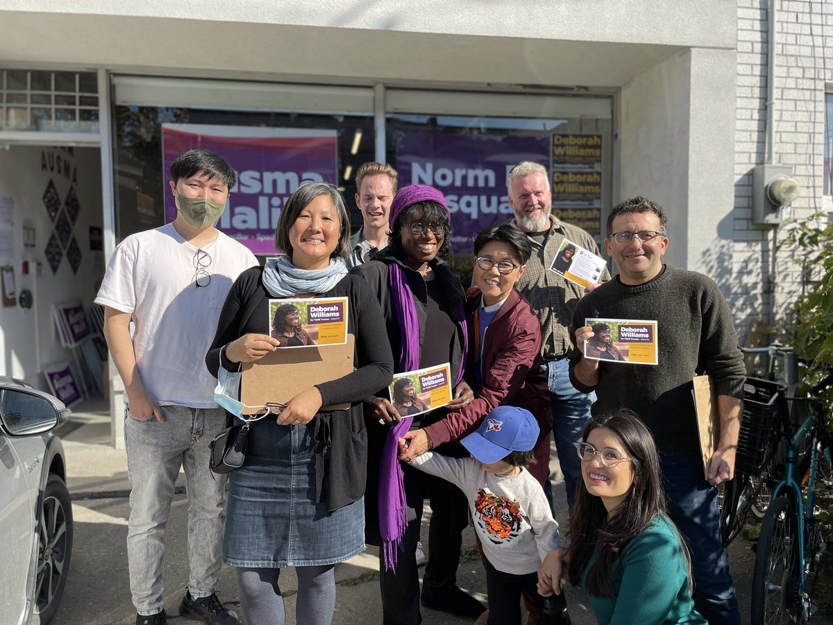 hayssamhulays's tweet photo. A beautiful day to spend a couple of hours with #OSSTF comrades canvassing for Ward 10 trustee candidate @VoteWilliamsTO https://t.co/jDHCfMKb12