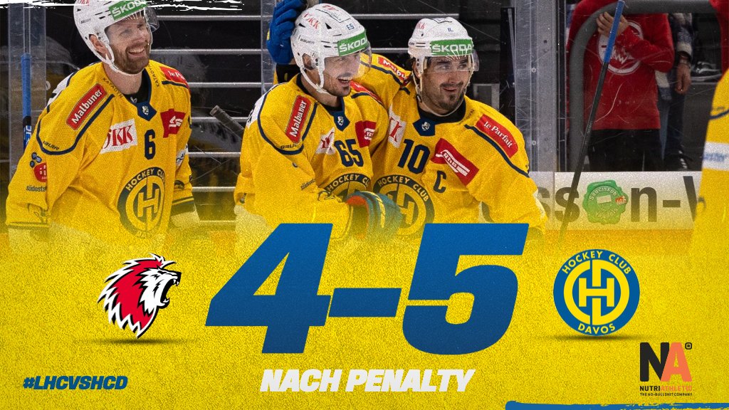 HCD_offiziell's tweet photo. 🔚 65' Es kam wie es kommen musste, der Zusatzpunkt musste im #shootout vergeben werden.
Doch dieses Mal ist das 🍀 auf der Seite des #HCD.
#70Corvi trifft gleich zweimal, #29Aeschlimann lässt sich nur einmal bezwingen. 2⃣ Punkte nehmen wir schon mal mit!
#LHCvsHCD 4:5 https://t.co/ScmBoUTVZU