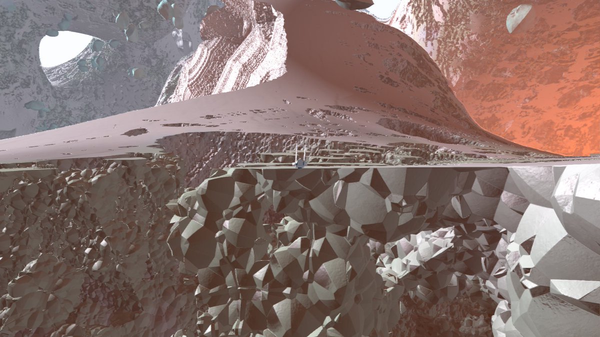 Landed on a plateau on a vulcanic asteroid in a trinary star system.
#gamedev #indiedev #indiegames #steam #spacesim #screenshotsaturday