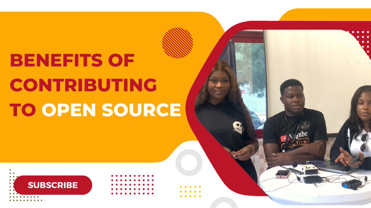 kwekutech's tweet image. Benefits Of Contributing To Open Source | with @IkegahRuth | @afi_maame @oscalusaka @buabaj_ @MarkMoyou @gitlab @github #opensource #opensourceproject @PyGhana @PyconGhana @PythonWa 
youtu.be/bgFkC1dmmxY