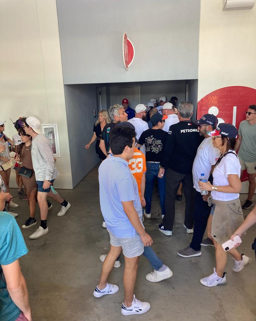 mcbarker99's tweet photo. Only place in the world where's there's a line to the men's room and NO line to the women's! 🤣 #tracktv #cota #USGP2022 https://t.co/54vcD6jDiz