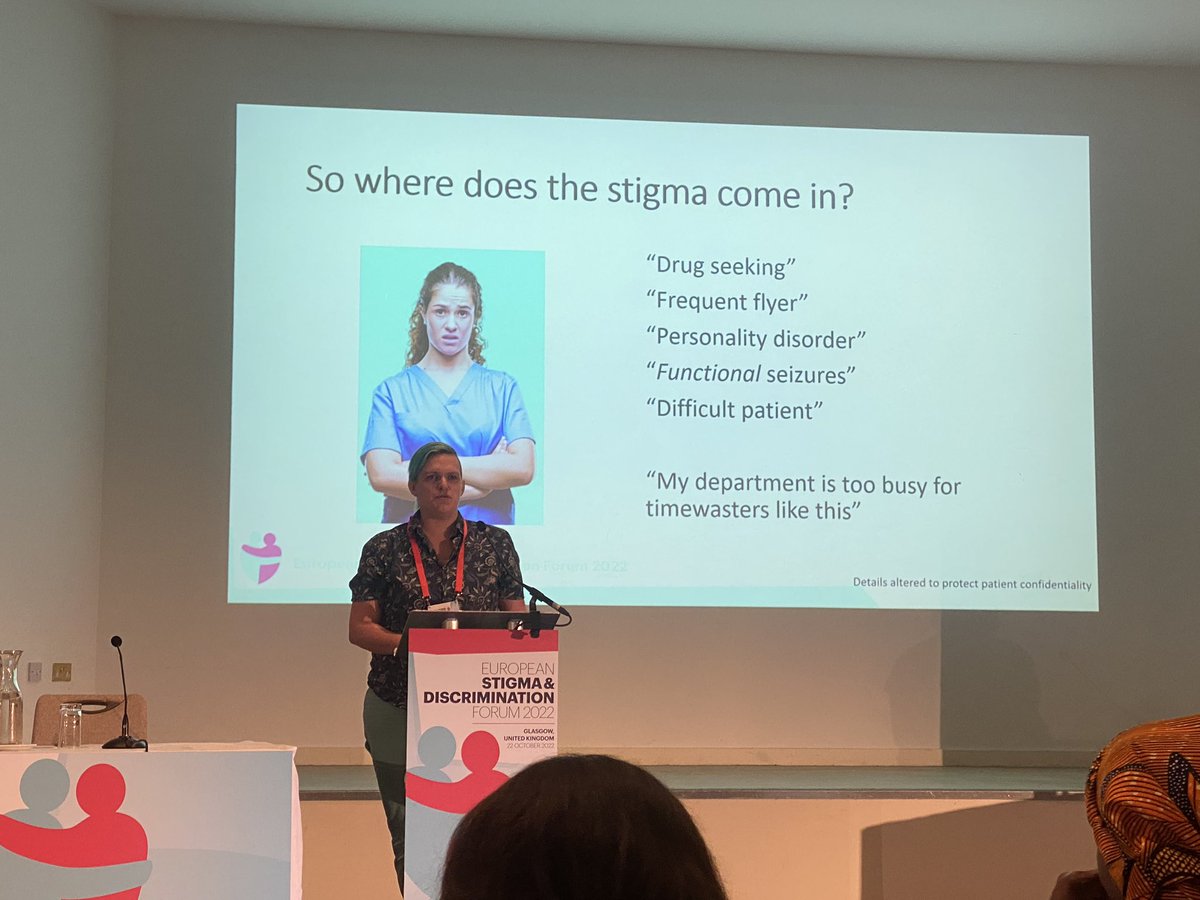 An absolute pleasure chatting with @BexDeHavilland at the European #stigmaforum in Glasgow today about stigma in communication. Insightful and provoking talks and panel discussions from great speakers including @vanessa_apea and @smthjodr