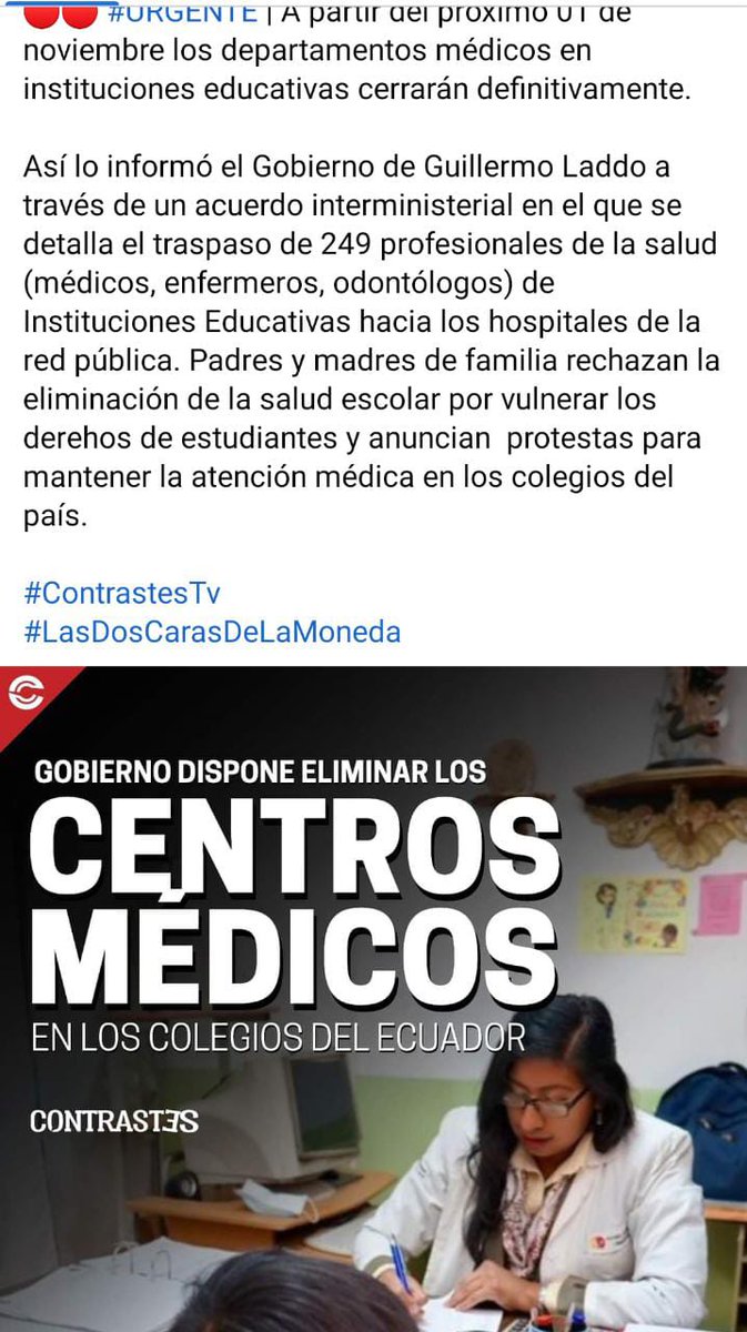 LandysGomezR's tweet photo. Q tristeza!q el gobierno de la ☠️, aún siga dejando en la indefensión😏a las familias ecuatorianas con la salud de calidad y Calidez.Recuerde #GobiernoDeLasMentiras q no es una dádiva es un derecho,tanto en el MSP,IESS y en las Instituciones educativas. No tiene voluntad política https://t.co/L93r4ndWfE