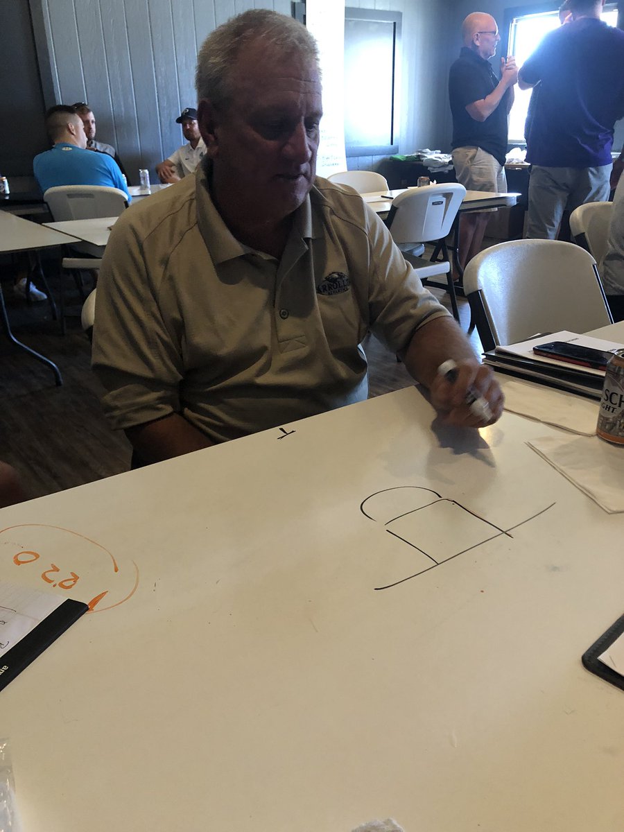 sdilley20's tweet photo. Coaches, you want to get better? Give Jeff Krumwiede a dry erase marker & sit back and listen. #AthensRoundtable https://t.co/WaKi4h4pdP