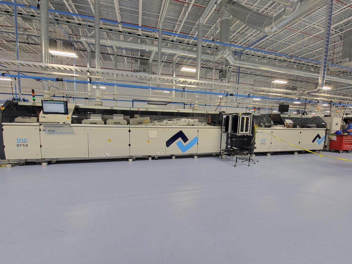 tiihtronics's tweet photo. @elonmusk @MuskUniversity It's is. We can provide SMT+Back End equipment to all your production lines in yours factories in TX.
We are a small company based in McAllen. But we do Reps the best brands in the ๐.
@ERSA_Soldering #PEMTRON #IEMME #OPTELSW #KIC @sonotekcorp @EVS @Cencorp_Autom @Scienscope https://t.co/sMgn9euJjm