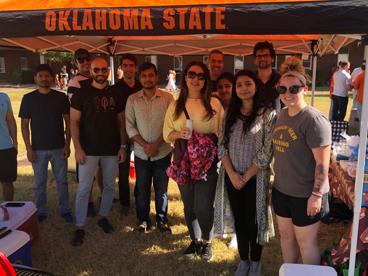 shahjk's tweet photo. Homecoming tailgate organized by @CHEatOKSTATE Chemical Engg. Graduate Student Association! https://t.co/PgCwWVymUf