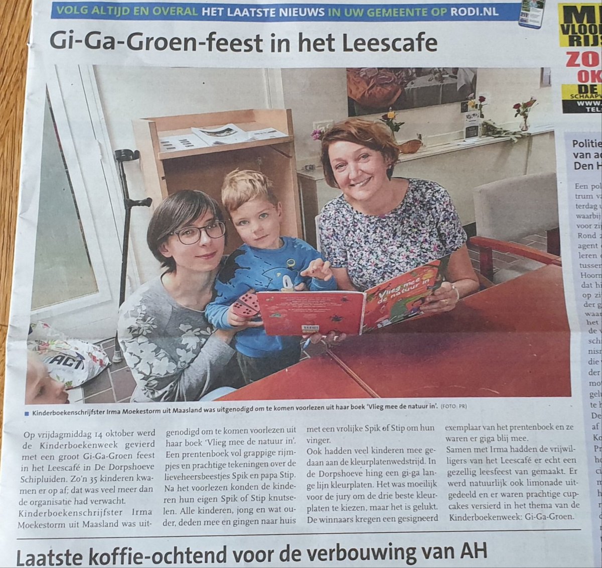 Lenny wordt gepest omdat hij dik is. Daarom spijbelt hij vaak en dan gaat  hij op een bankje aan het kanaal zitten, waar hij een dakloze ontmoet met  wie hij vriendschap sluit., image size:1200x1131