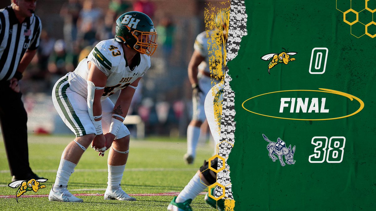 FINAL | Yellow Jackets fall to No. 9/18 Colorado Mines, 38-0. We're back next weekend as we host Fort Lewis on Saturday, Oct. 29 at noon! #WEoverME x #PlayInThe
