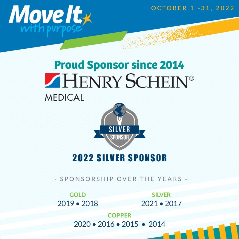 MIWP2023's tweet photo. Thank you @HenrySchein for your continued support over the last 9 years! 
#moveitwithpurpose #bridgeoflife #thedavitaway #tourdavita #globalhealthcare #kidneyhealth https://t.co/GUR2iaIi22