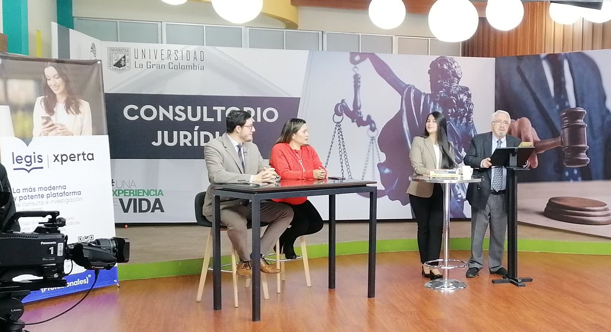¿Por qué la <a href="/ULaGranColombia/">Universidad La Gran Colombia</a> -después de tener todo listo- dijo NO al programa de TV Consultorio Jurídico?
Entérese esta noche (8:00 pm) por <a href="/Tercer_Canal/">Tercer Canal</a>
<a href="/TeleConsultorio/">Consultorio Jurídico</a>