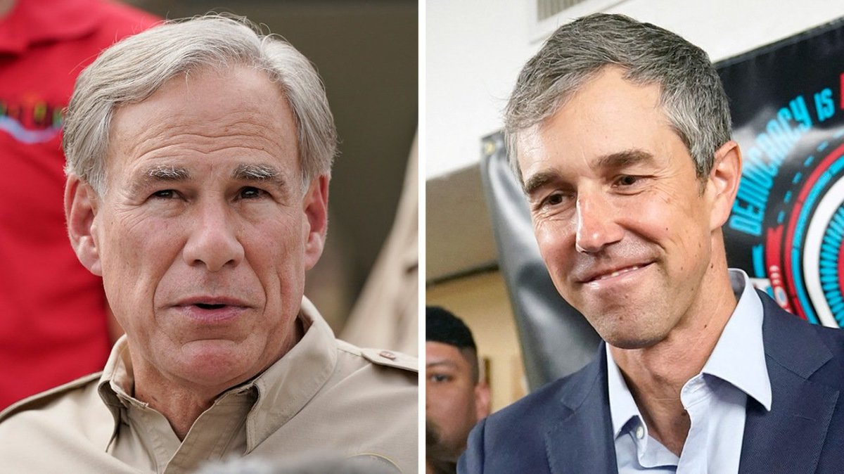 thehill's tweet photo. Abbott out to double-digit lead over O’Rourke in Texas governor race: poll https://t.co/IBnwkCA23r https://t.co/Xwp6ywhibY