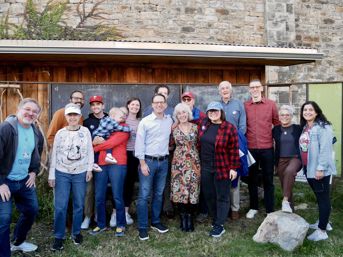 When I ran my very first race for State Rep, I knocked 18,000 doors, went through three pairs of shoes, and won that race.

I know a little something about getting on the doors — and I know the 15th Ward Dems are working hard to turn out Philly on 11/8. Thanks for all you do.