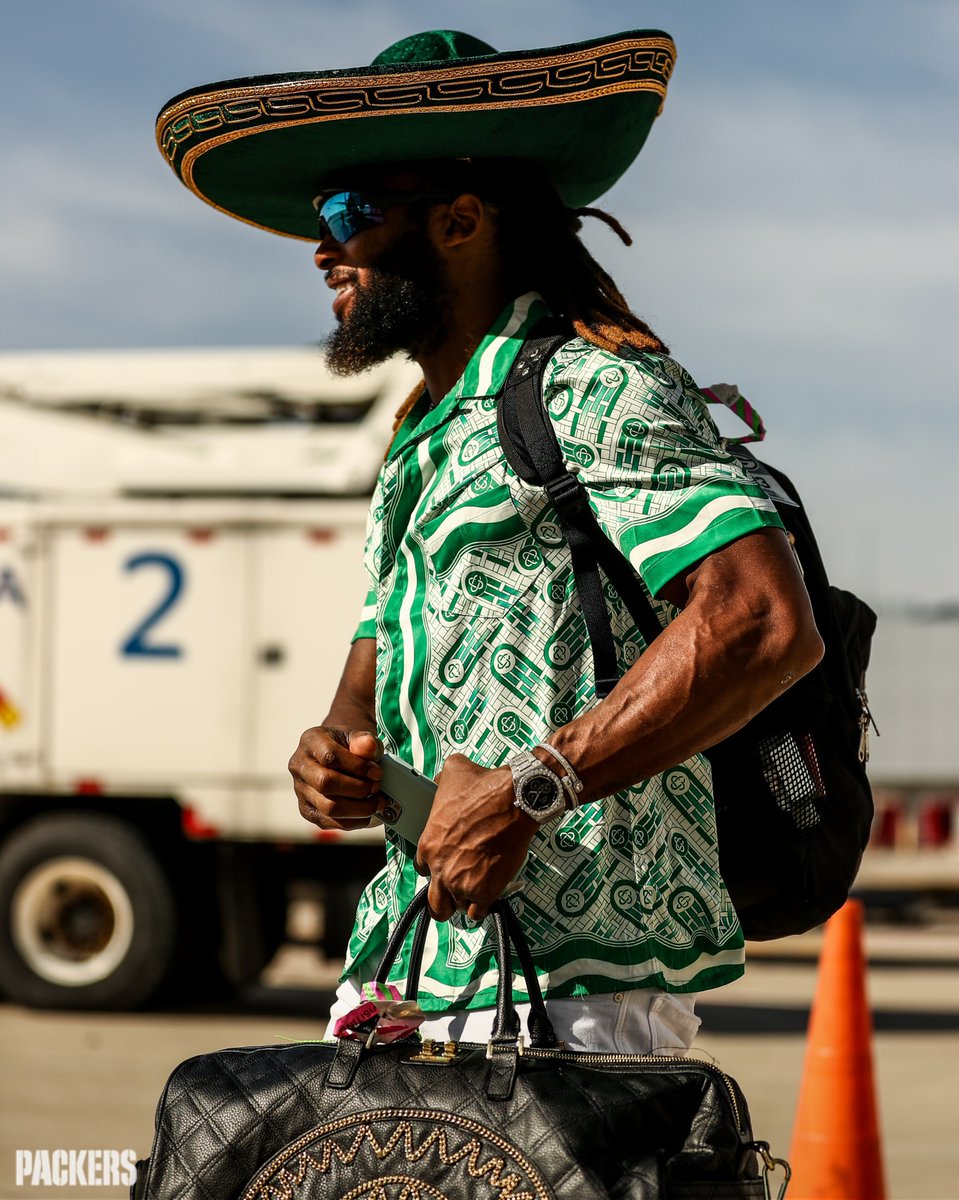 packers's tweet image. The signature @Showtyme_33 sombrero 🙌

#GBvsWAS | #GoPackGo