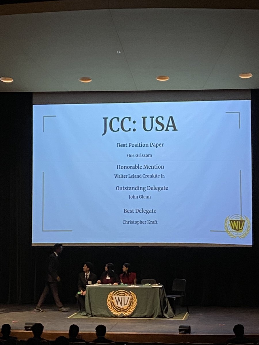 chsmodel_UN's tweet photo. We’ve got an Outstanding Delegate on our hands! Way to go Adam!! 🏆 https://t.co/9lCkIvQy6M