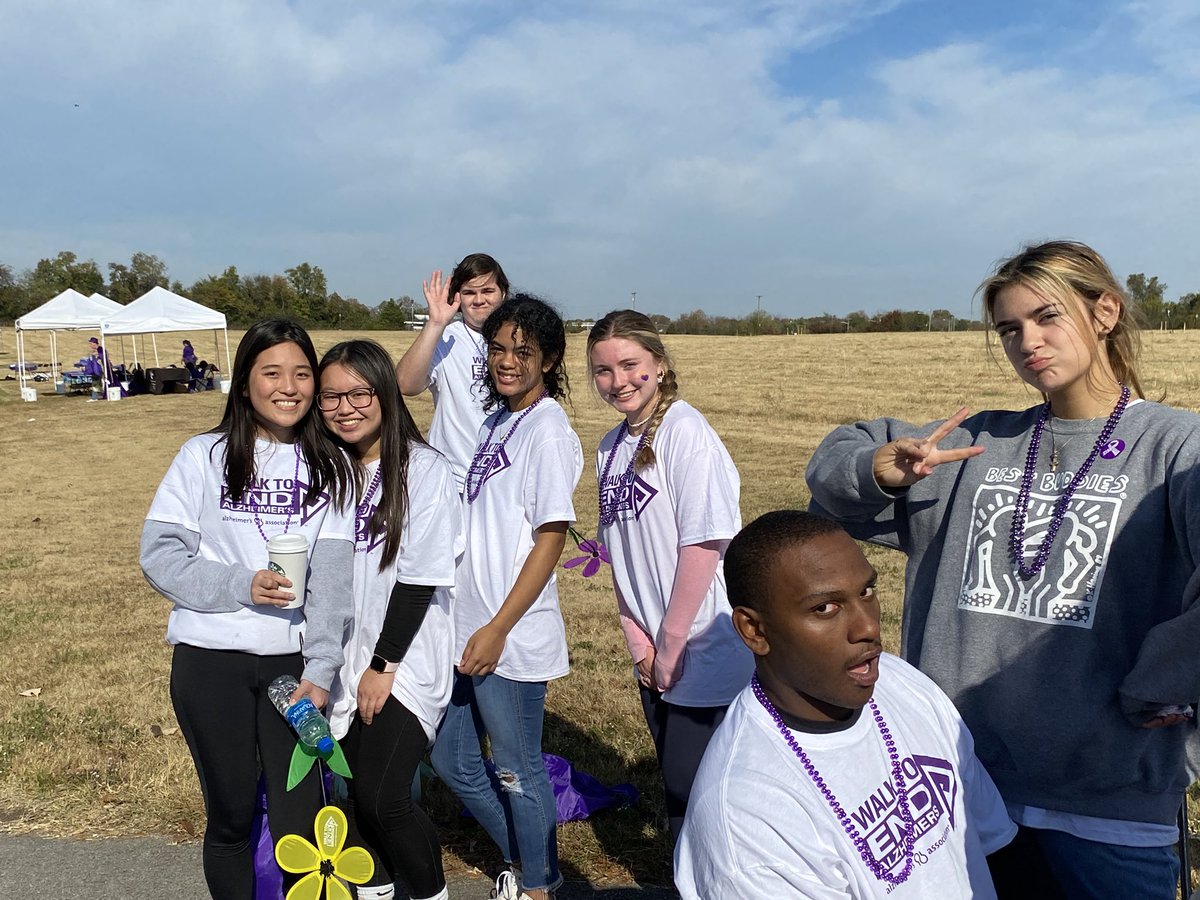 <a href="/sghhosa/">Siegel HOSA</a> up early on this Saturday morning to help with the Alzheimer’s Walk. Our Health Science Students are the best!!!#ENDALZ💜💜💜 <a href="/SiegelHighStars/">Siegel High School</a> <a href="/SHS_CTE/">Smyrna High CTE</a>