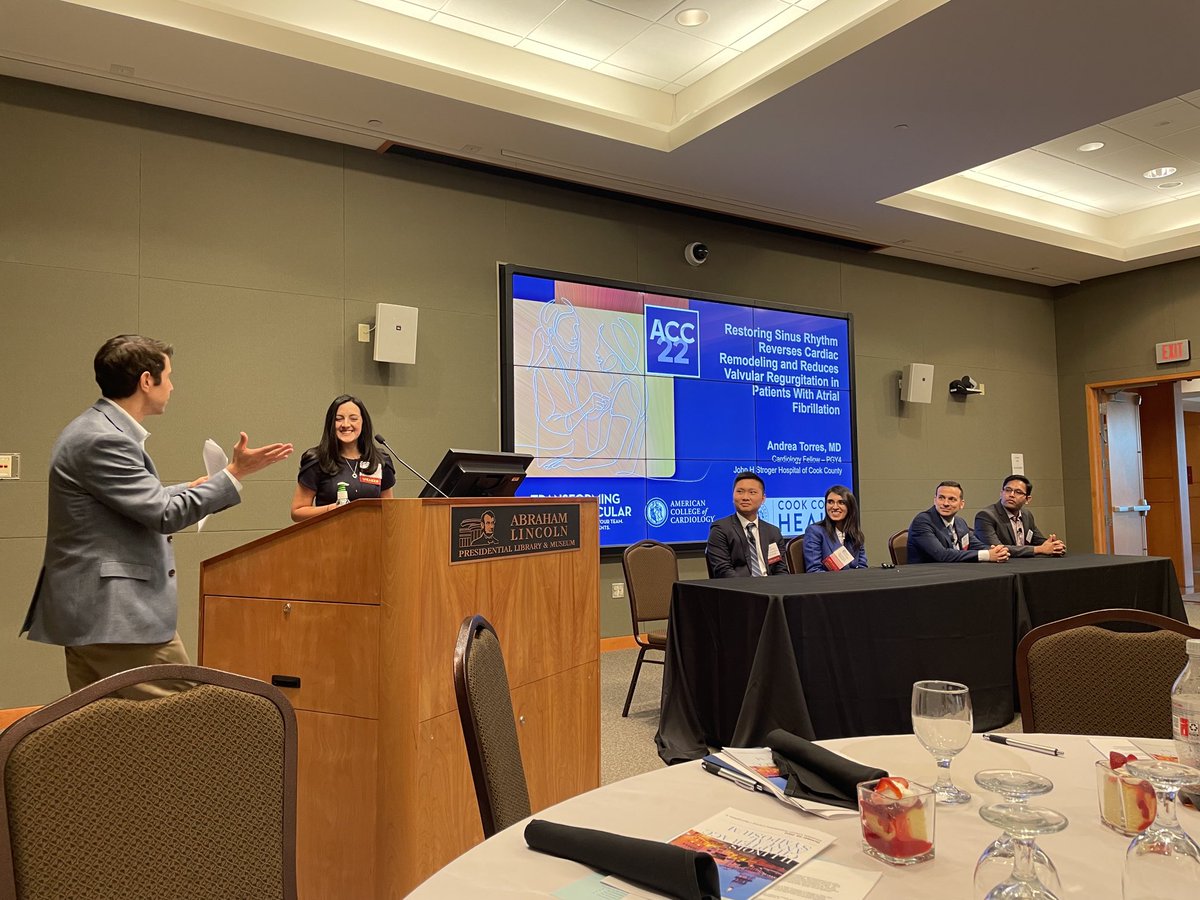So proud of 5 #ACCFITs ⁦<a href="/IllinoisACC/">IllinoisACC</a>⁩ who presented Top10 CV trials! From prevention, pregnancy, PCSK9i, PCI vs. CABG. ⁦<a href="/MDPatel21/">Raj Patel</a>⁩ ⁦<a href="/HeartOTXHeartMD/">John P Erwin III MD MBA MACC (#BigPoppy )</a>⁩ ⁦<a href="/RamiDoukky/">Rami Doukky</a>⁩ ⁦<a href="/NP_ltl_a/">Nataliya Pyslar</a>⁩ ⁦<a href="/moiz_hafiz/">Abdul Moiz Hafiz</a>⁩ ⁦⁦<a href="/ShrutiHegde16/">Shruti Hegde</a>⁩ ⁦<a href="/VickiGrooPharmD/">Vicki Groo</a>⁩