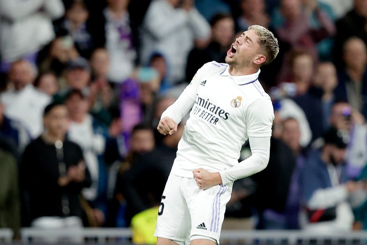 Guille_Glez_'s tweet photo. El Real Madrid necesitaba un jugador como Fede. Un tipo que desprende carácter en todas sus acciones. Puro uruguayo. https://t.co/Udqhbmf0sI