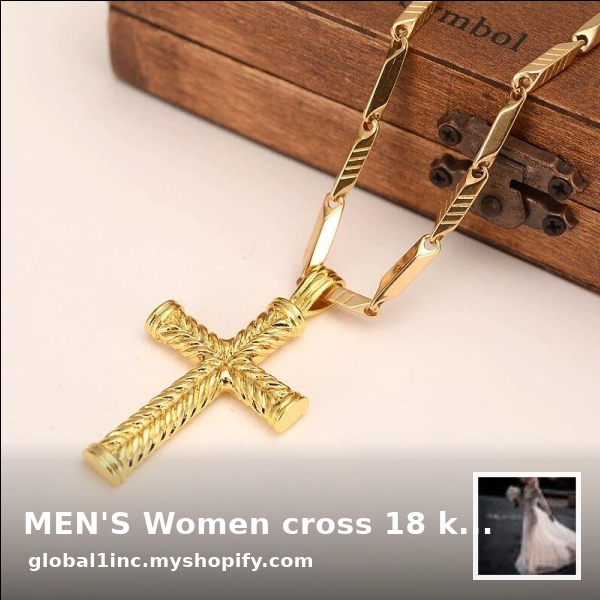 and_gown's tweet photo. 💰 Looking for a steal? MEN'S Women cross 18 k Solid gold GF charms lines pendant necklace fashion... is now selling at $24.80 💰
👉 Product by Diamond King Shop 👈
 Grab it ASAP https://t.co/vyxJW2GVvB https://t.co/X4VutzWf2Z