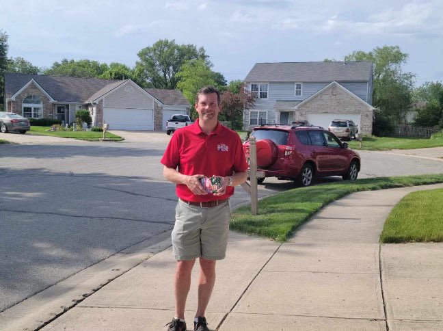 IndyGOP's tweet image. At your door and in your community. @KyleCWalker is the voice we need in the senate!