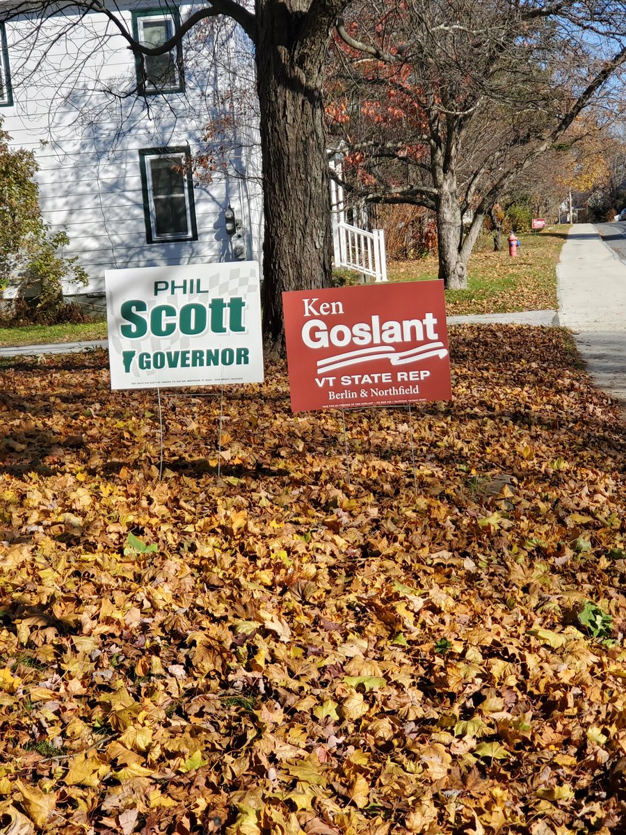 Hitting the campaign hard today.  Met with alot of neighbors and learned more about their views. Placed a few more signs also.  #vtpoli #workinghardforyourvote