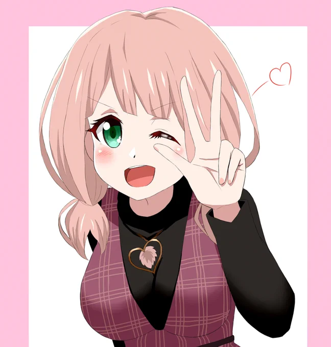 ひまりちゃんお誕生日おめでとう(過去絵)#バンドリ #上原ひまり生誕祭#上原ひまり生誕祭2022 