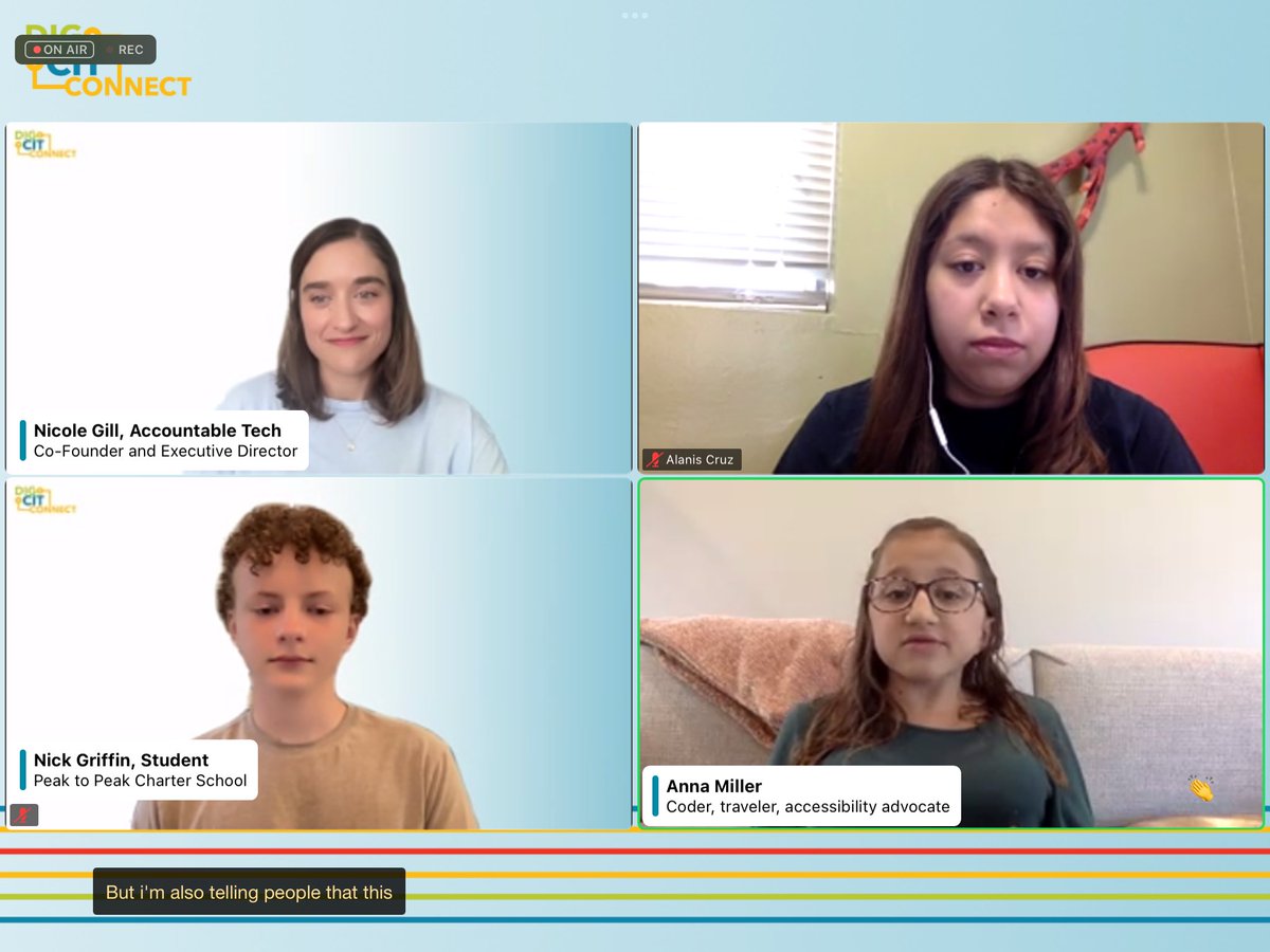 Completely inspired by the #studentpanel on @iste#DigCit day! #empowerStudents #pedagogy #accessibility #edtech