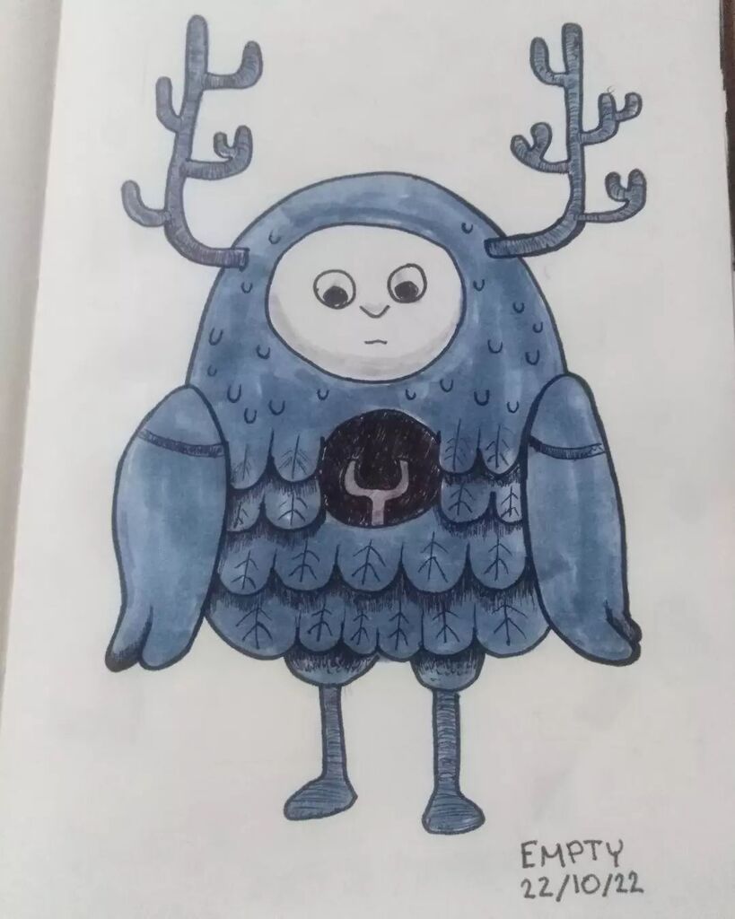 jadvin_art's tweet photo. Day 22 of #creachertober empty. Just made a quick illustration for todays prompt.

#inkdrawing  #inkillistration #octoberillustration #dailyillustration #dailyprompt #creatureillustration https://t.co/xwl491lMOS https://t.co/HjMqLS2mfh