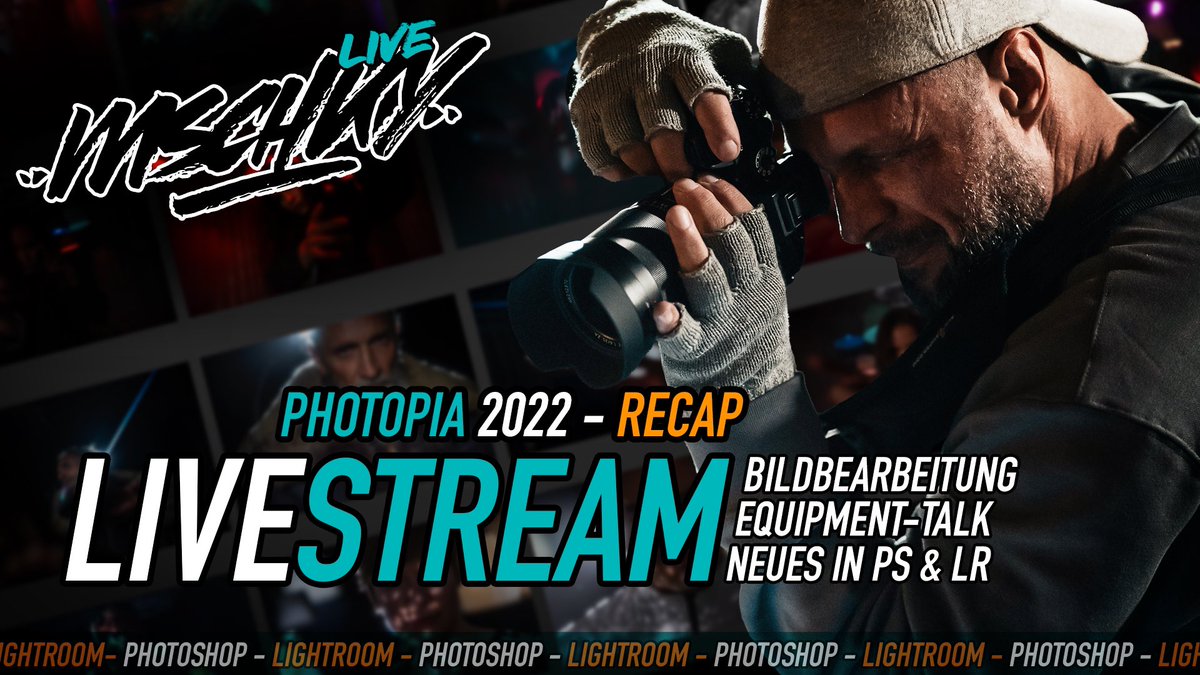 kommenden Montag (24.10. 20:00 Uhr):

ReCap-Livestream zur Photopia 2022 mit MSCHKY 😬

bit.ly/3sokyFS