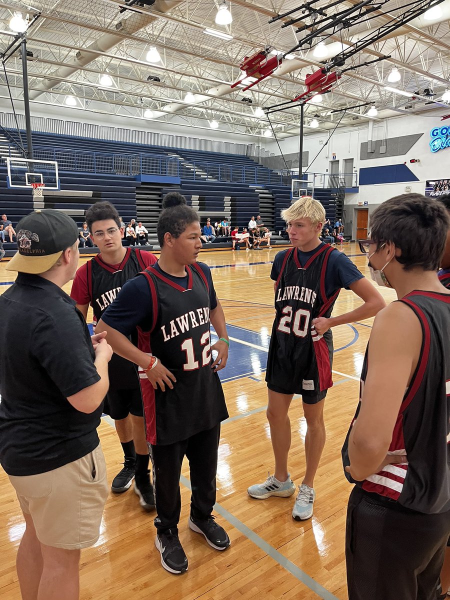 Black team getting started! 
<a href="/sokansas/">Special Olympics KS</a>