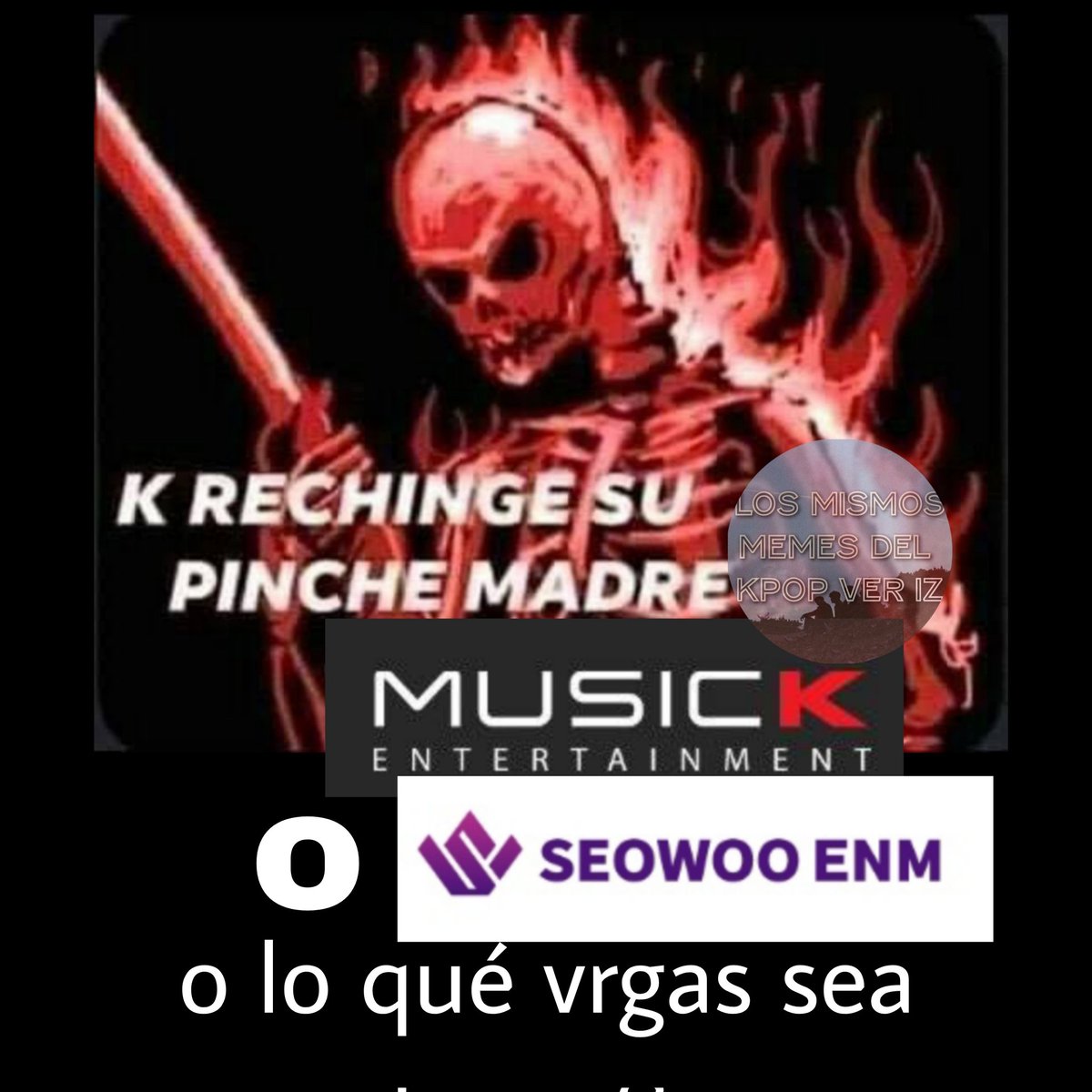 AcountIz's tweet photo. Te invito a mentar/e la madre a MusicK/Seowoo
Fecha: días antes del 27 
Dónde: En todas tus redes 
Cómo: Usando el #WeNeedAJihooLive y etiquetando a los perfiles oficiales de IZ
Pidiendo live de despedida antes de que JiHoo se vaya en SM porque si no los prros no van a hacer nada https://t.co/QTBI9YPQAW