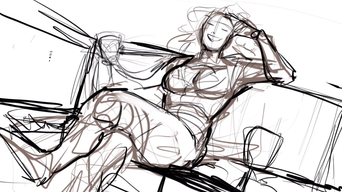 From first sketch to lineart 