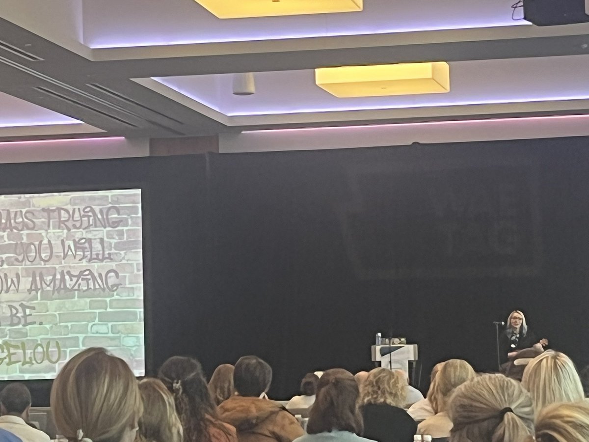 joygiovanini's tweet photo. The bow on top of a phenomenal keynote around celebrating and supporting 2e and neurodiversity by @EmilyKM_LPC was the beautiful and vulnerable musical performance. Bravo!  #WAETAG2022 https://t.co/3Urc7fewpQ